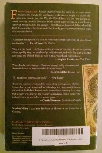 A Nation Of Counterfeiters Metropolitan Bank (Stephen Mihm) - Picture 2 of 18