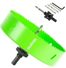 6”  Hole Saw 6.25 Bit HSS Bi-Metal Cutter for Wood Metal Plastic 1.5 Inch Deep