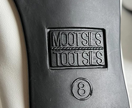 Mootsies Tootsies Momallory White Leather Tasseled Women's Loafers Size 8 - Picture 9 of 10