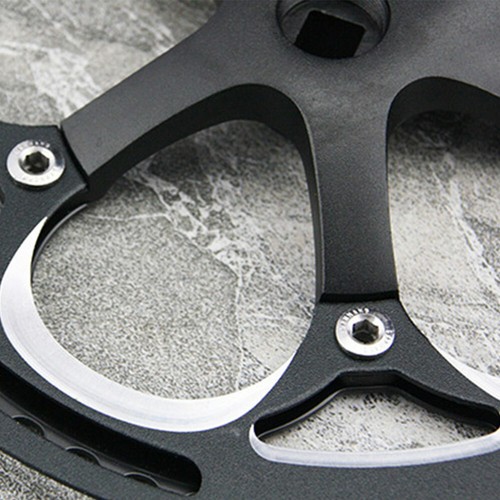 170mm Bicycle Square Hole Left Crank Arm For Mountain Black Aluminum Bike - Picture 5 of 12