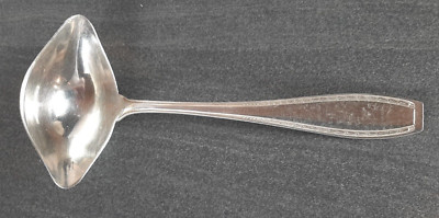 Alte Soßenlöffel Soßenkelle versilbert Besteck Silberbesteck