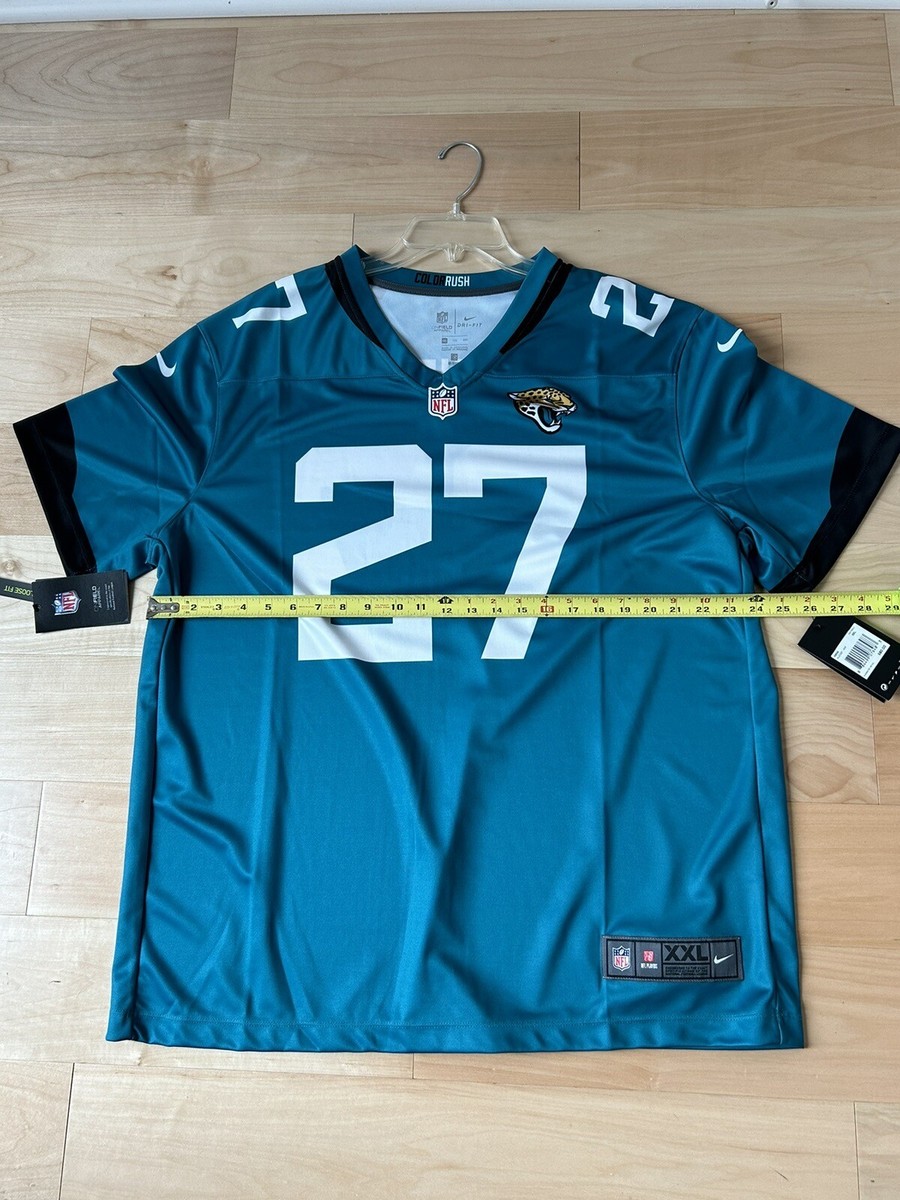 Nike NFL ONFIELD Jacksonville Jaguars #27 Leonard Fournette Jersey