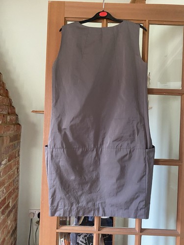 ZARA graues ärmelloses Kleid mit Taschen M - Bild 2 von 14