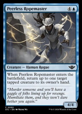FOIL Peerless Ropemaster - MtG OTJ-EN