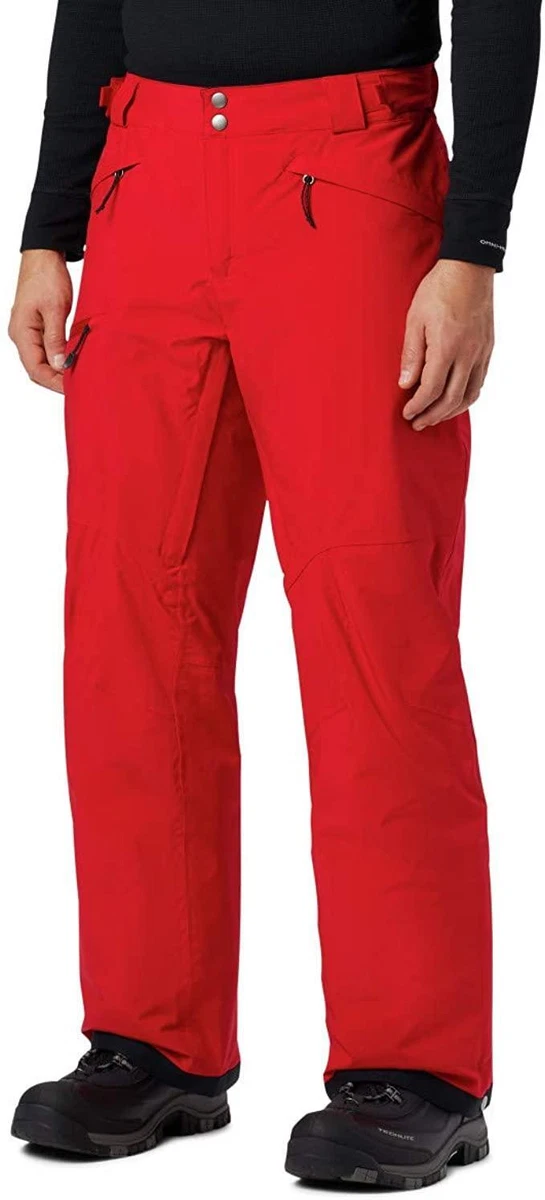 Columbia Men's Omni-Heat Cushman Crest Waterproof Snow Pant Size 1X  Mountain Red | eBay