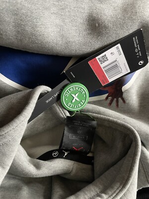 jordan x fragment image pullover hoodie dark grey heather