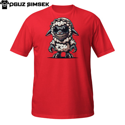 Creepy Sheep T-Shirt | Evil Lamb in Costume | Horror Animal Graphic Tee