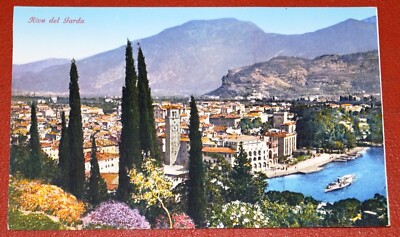 Ansichtskarte Postkarte Riva del Garda Farblitho um 1910/20