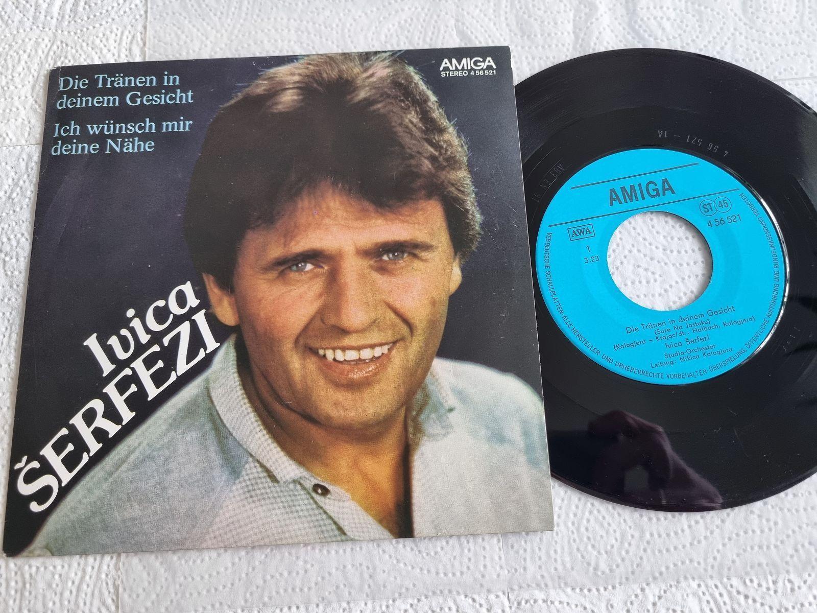 7"" Single Ivica Serfezi - Die Tränen in deinem Gesicht Vinyl Amiga