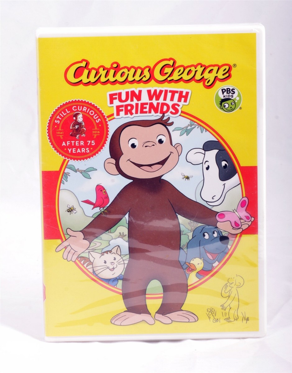 Curious George Fun with Friends DVD 6 Stories of Fun