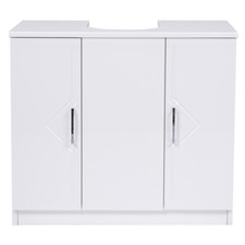 Mobile copricolonna universale 2 ante bianco lucido