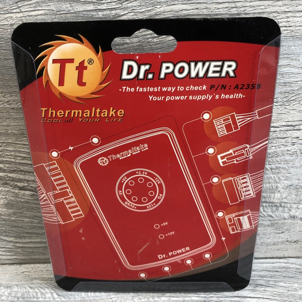 Thermaltake Dr. Power A2358 Power Visual Power Supply Meter / NEW - Image 2 of 4