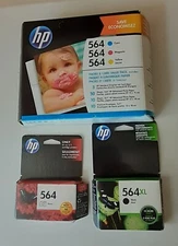HP 564 Photo & Card Value Pack Ink Cartridge/paper kit and 2 More N.O.S EXPIRED