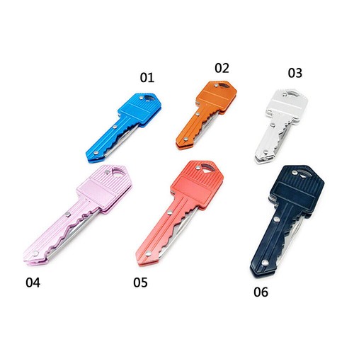 1PC Mini Pocket Knife Key Stainless Steel Folding Keychain Cutter Blade Outdoor - Bild 4 von 12