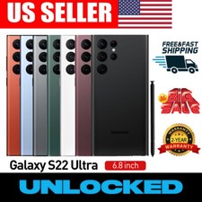New Samsung Galaxy S22 Ultra 5G SM-S908U1 FACTORY UNLOCKED FREE GIFT ALL MEMORY