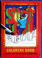 Spirit Coloring Book Will Eisner - Splash Pages - First Edition - 1974 Tabloid
