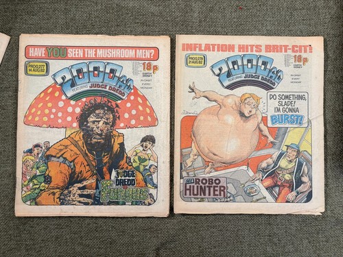 🦠 2000 AD Comic Lot Progs 271–299 (1982–83) • Judge Dredd Rogue Trooper Zarjaz! - Picture 5 of 21