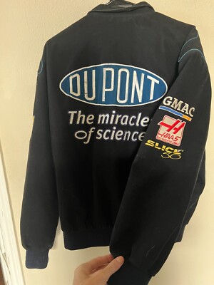 Vintage Dupont Jeff Gordon #24 Medium Black Men's JH Design Jacket
