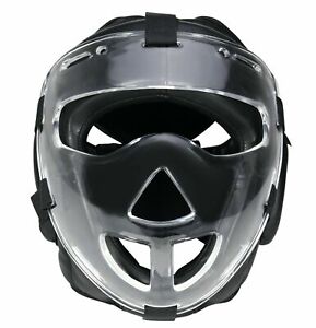 BAY® Kopfschutz + Maske Gesichtsmaske Visier Plexiglas Gitter Kopfmaske Schutz