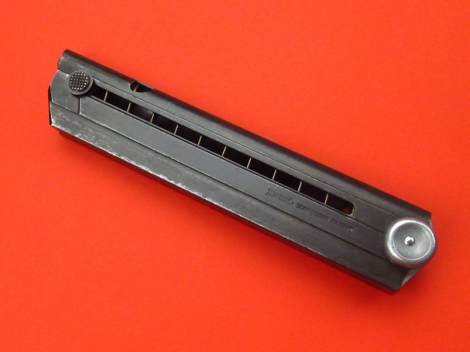 E/c  Mauser Banner WWII Police LUGER P08 Haenel Schmeisser MAGAZINE German 9mm