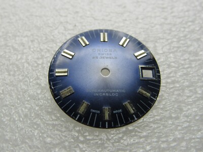 ORIOSA Watch Dial Super Auto Incabloc Swiss for Parts/Repair/Spares C-2