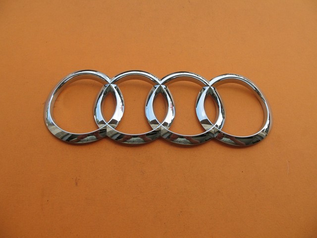 AUDI A5 8T Ringe Emblem Schwarz Glänzend Hinten Für Heckklappe Coupé K-ELECTRONI - Foto 7