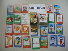 GADGET NUTELLA CON 106 CARTE GIOCO CON SCATOLA E ISTRUZIONI, BUONE CONDIZIONI.