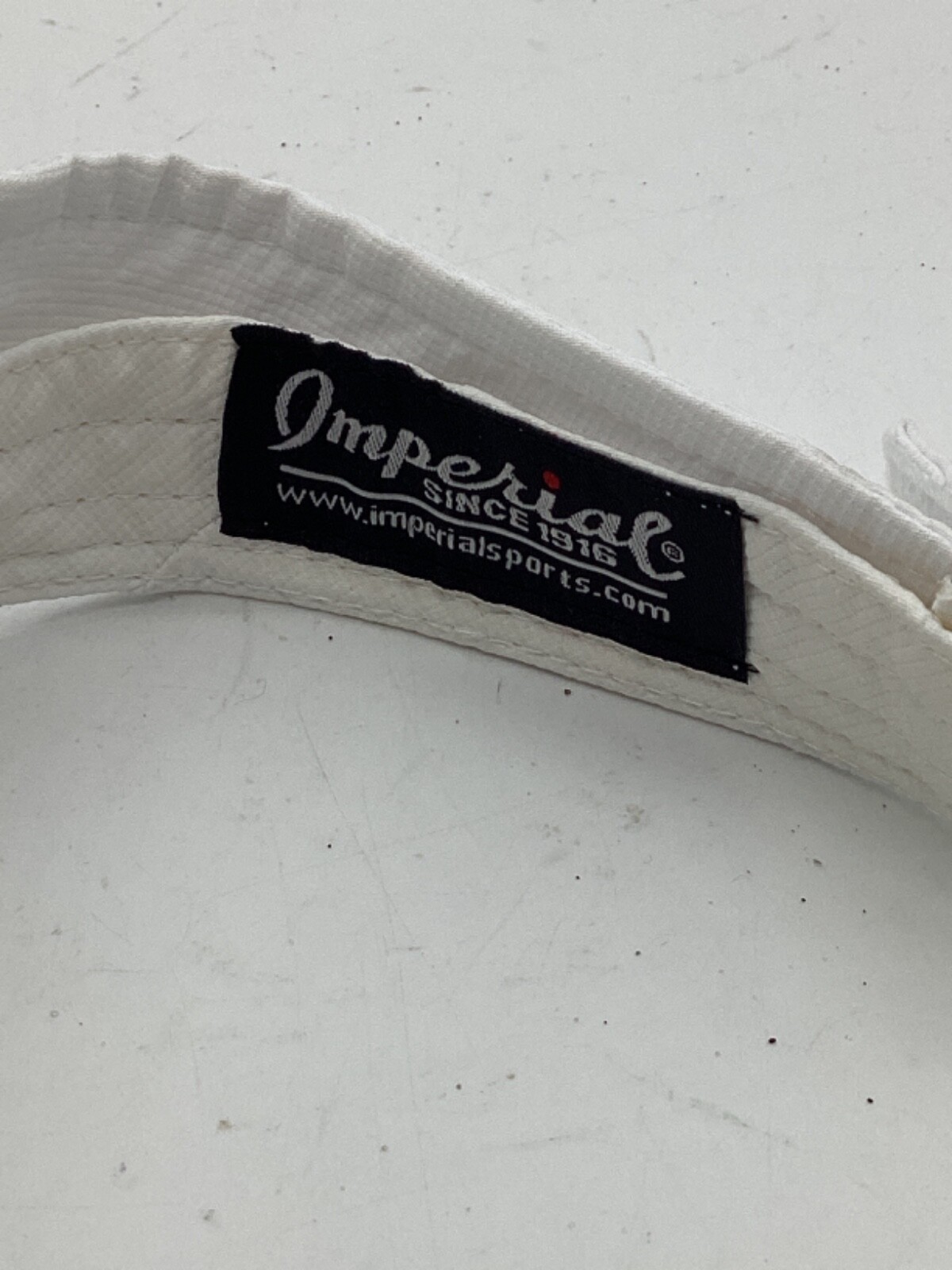 Pickleball White Adjustable Polyester Visor H3 - image 4