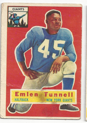 Emien Tunnell 1956 Topps #17 New York Giants