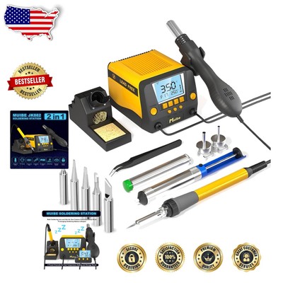 Professional Soldering Iron and Hot Air Station with Temperature Control Options