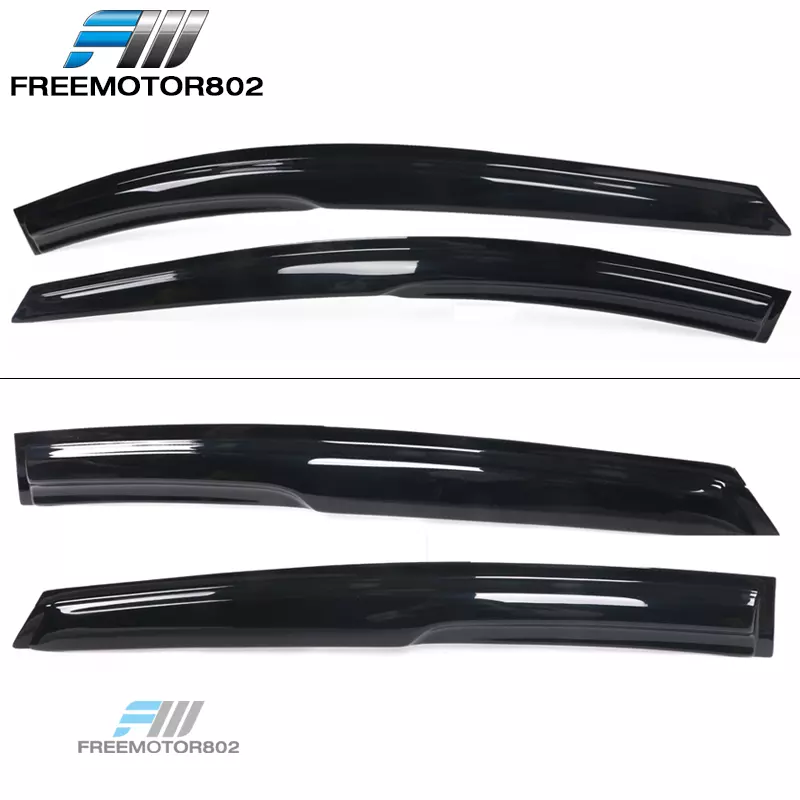 Compatível com 12-18 Ford Focus MUG estilo viseiras de janela defletor protetor solar chuva - Imagem 4 de 4