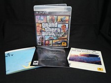 Grand Theft Auto V 5 PS3 PlayStation 3 Complete W/ Manual + Map