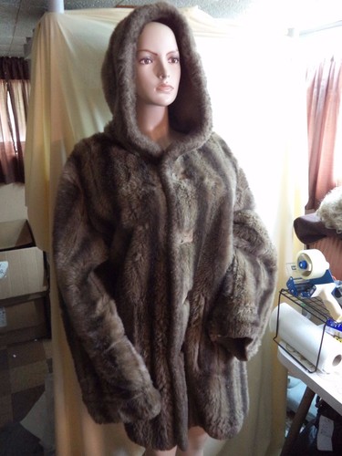 Dennis Basso Faux Fur Long Reversible 