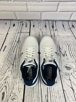 Nike Infinity G Fitsole Spike Golf Shoes White Blue - Mens  display picture 3