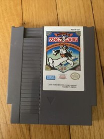 Monopoly NES Cartridge and Sleeve