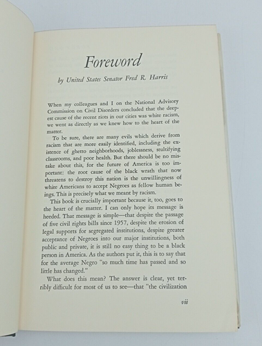 BLACK RAGE - WILLIAM H. GRIER - PRICE M. COBBS - BASIC BOOKS - 1968 - Bild 4 von 6