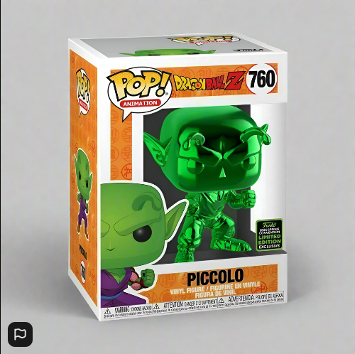Funko Pop Dragon Ball Z Piccolo Chrome Green Limited Edition n. 760 Vinyl Figure