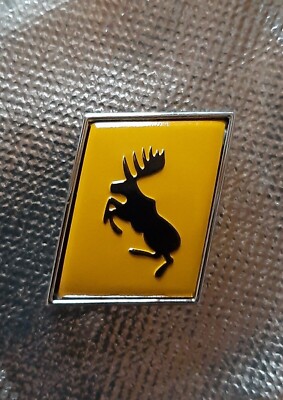 Volvo Elch Badge Emblem Logo ''Prancing Moose'' Chrom