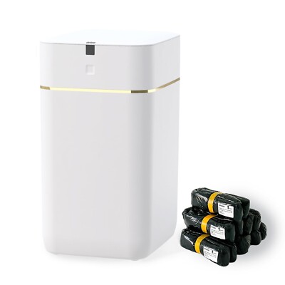 Airdeer Automatic Trash Can, 4 Gallon Self Sealing and Self-Changing Smart Trash