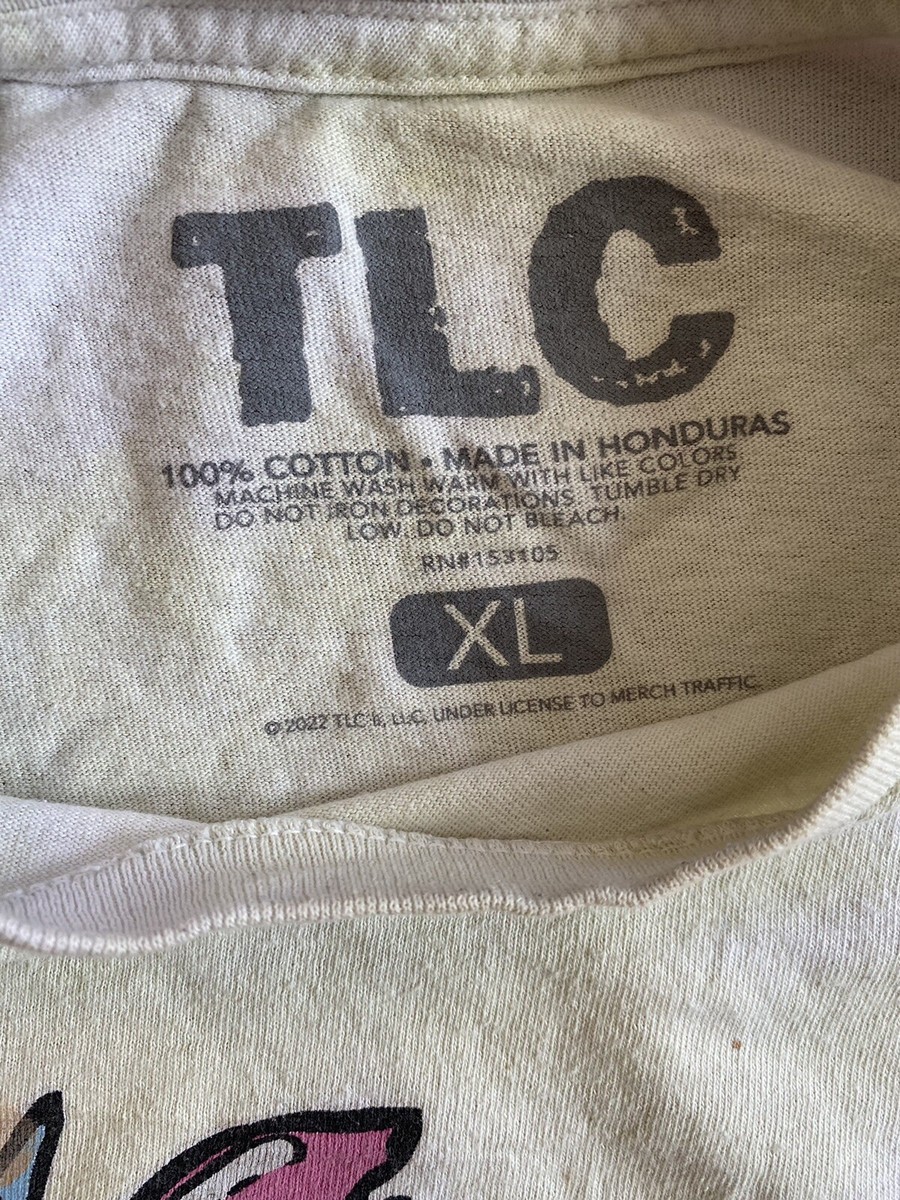 Vintage 1992 TLC Graphic T-Shirt Hip Hop Band Rap 90s Size XL | eBay