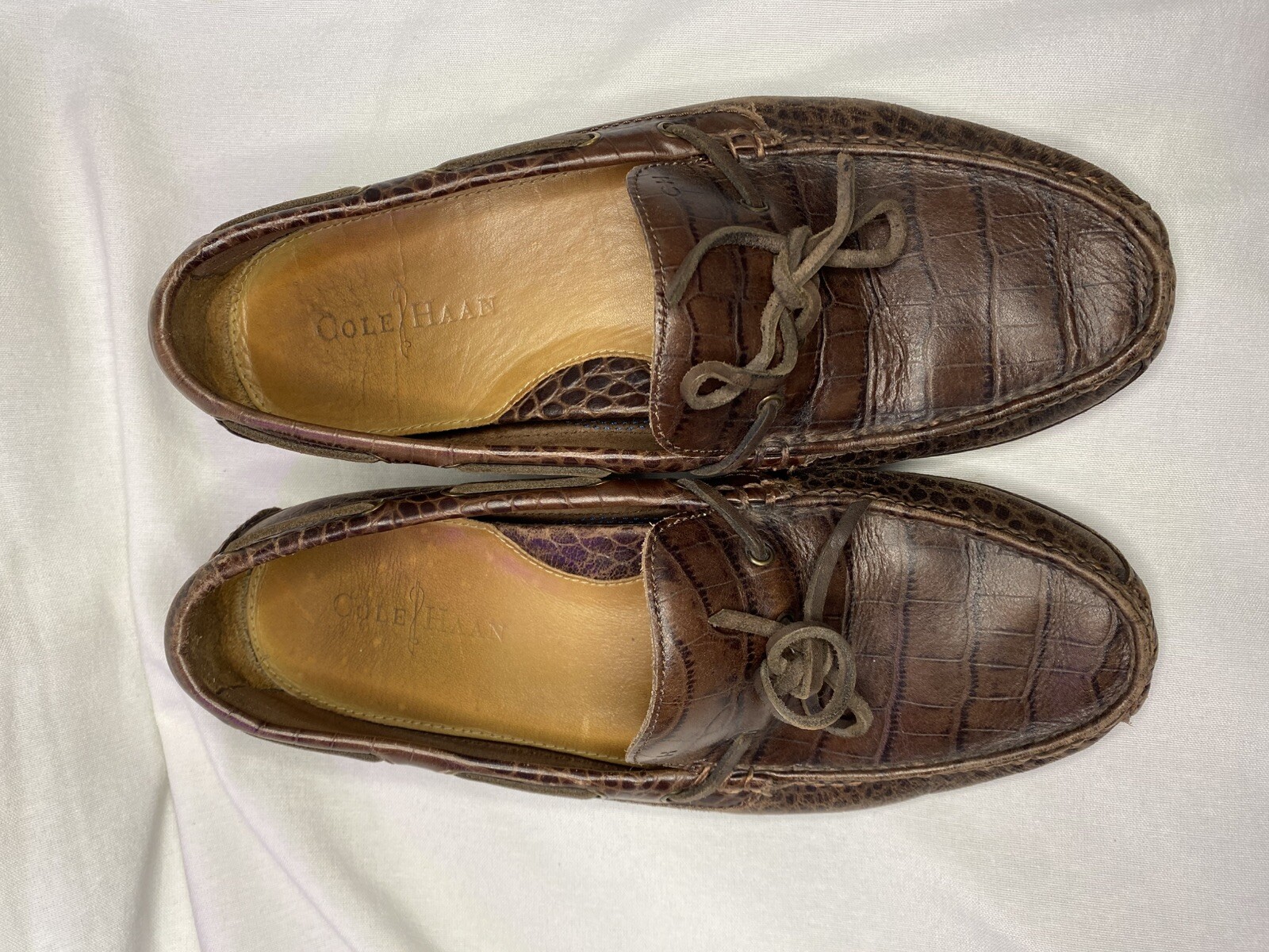 SAOLA Mocassini uomo Cole Haan marrone taglia 10