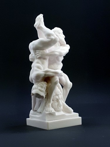 Hercules and Diomedes 8th labour Mythology Penis Greek Roman Statue Sculpture - Picture 8 of 8