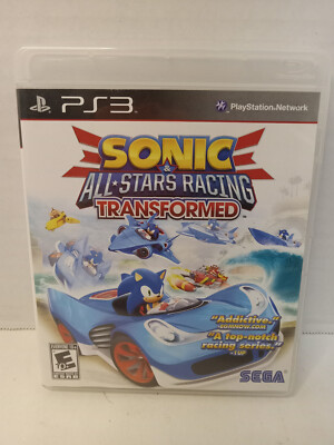 Sonic & All-Stars Racing Transformed Playstation 3 2012 PS3 CIB Tested