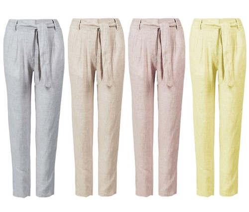 M\u0026S Collection Ladies Dobby Linen 
