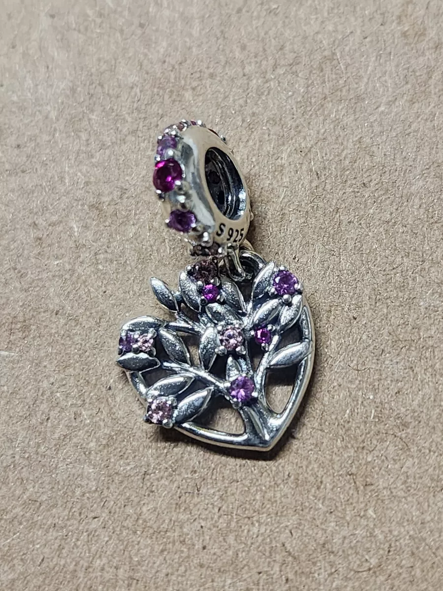 Pandora heart family cheap tree dangle charm