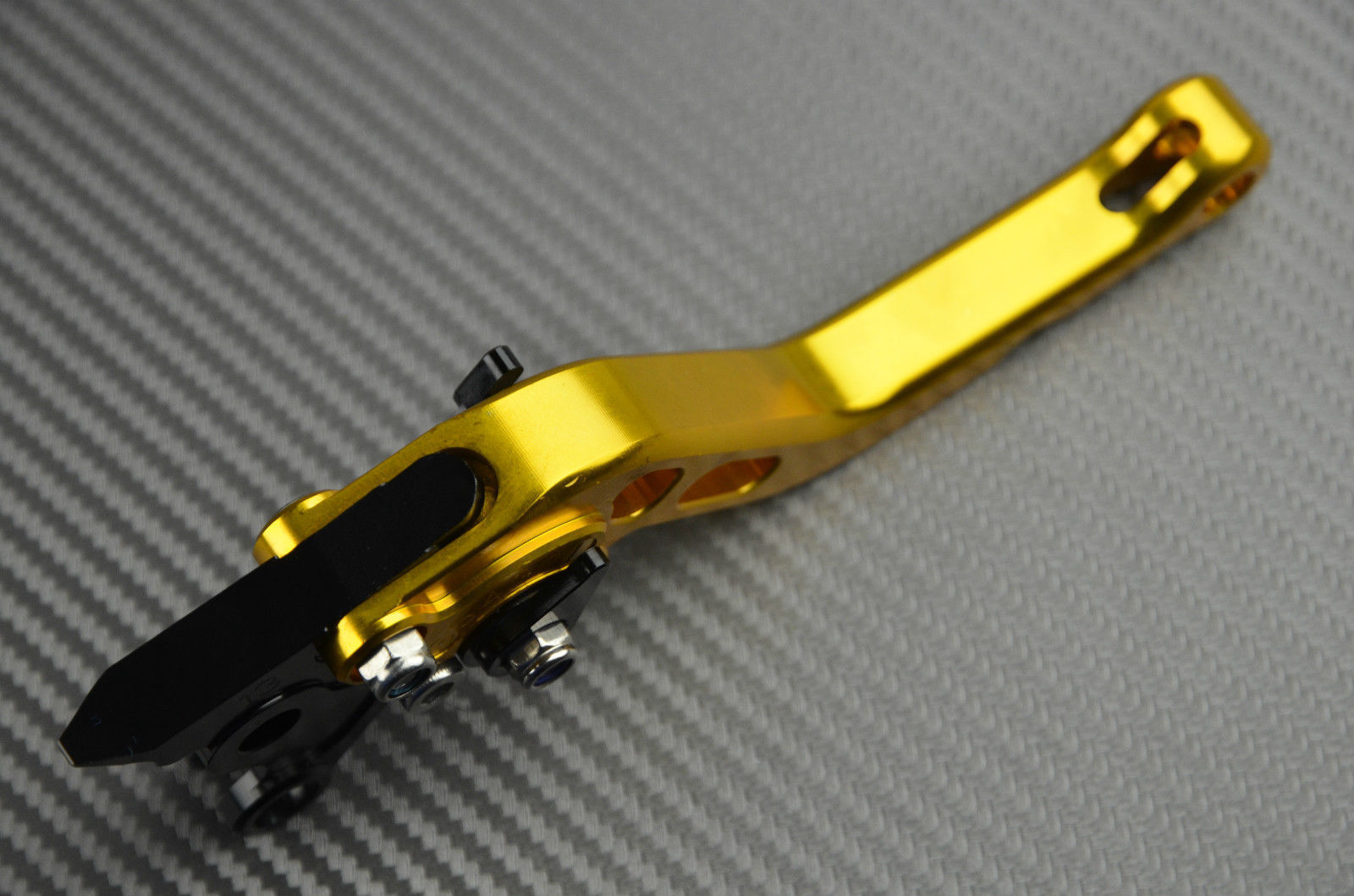 Paire de leviers courts Or DUCATI Hypermotard SP 821 en alliage usiné de précision