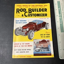 Vintage Auto Hot Rod Custom Magazine 1959 Rod Builder & Customizer