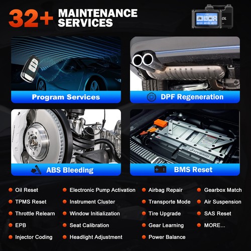 XTOOL X100PADS+KC100+KS-1 OBD2 Diagnostic Scanner Car K!ey Coding Tool Full Kit - Picture 6 of 15