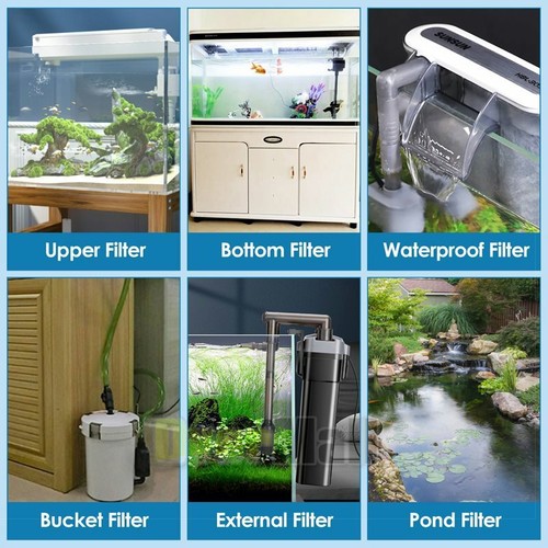 Almohadillas de medios de filtro de esponja bio espuma cortada a medida para tanques de peces de acuario estanques Koi - Imagen 17 de 43