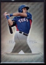JOEY GALLO 161/199 MINT RANGERS ROOKIE REFRACTOR #22 RC 2013 BOWMAN STERLING GEM